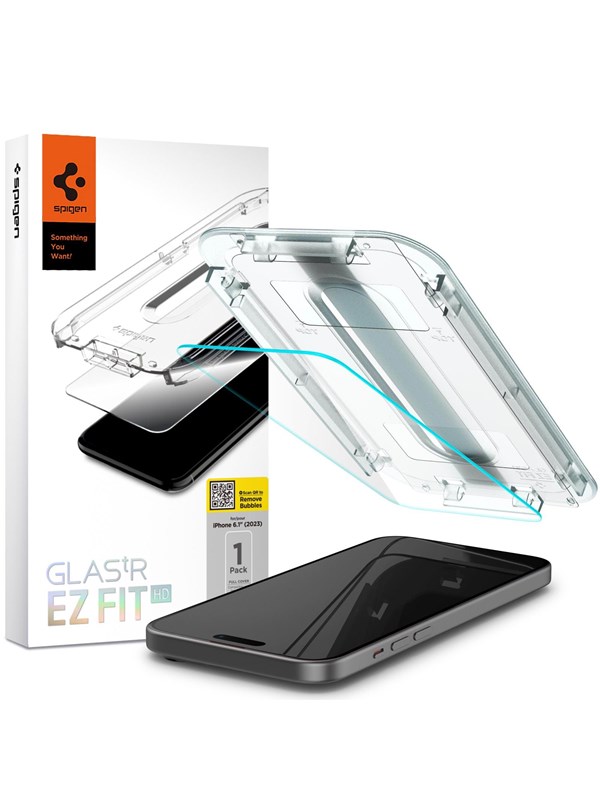 Spigen Glass tR EZ Fit HD 1 Pack - Transparency - iPhone 16/15