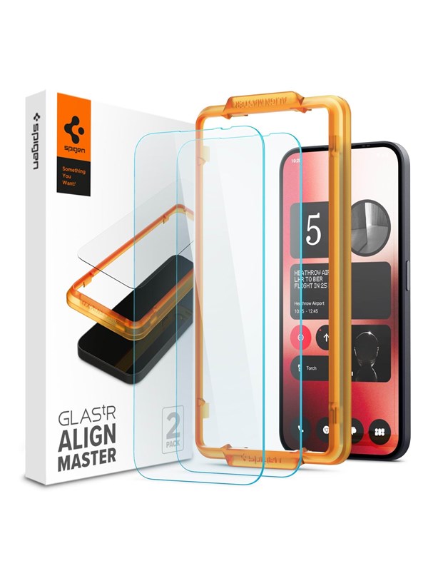 Spigen Glass tR AlignMaster 2 Pack - Nothing Phone (2a) Plus/(2a)