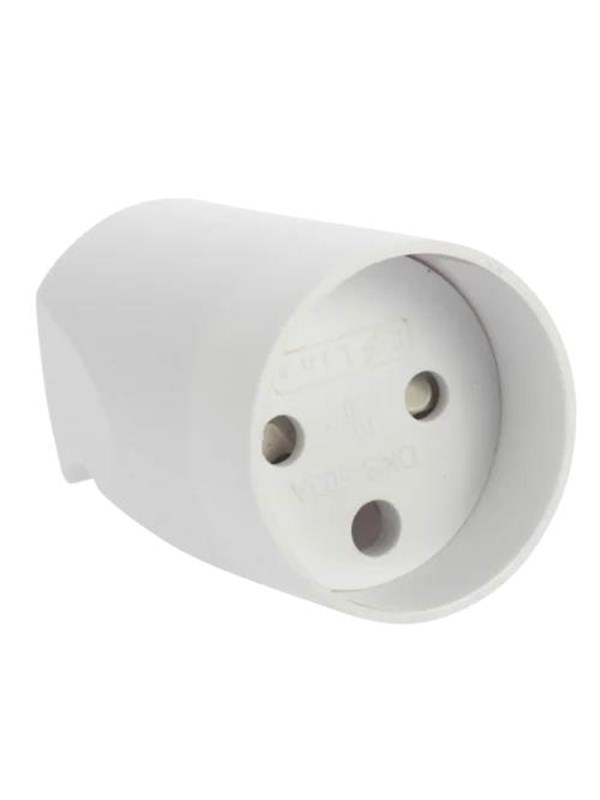 Nordic Quality Extension Joint w/blind hole White