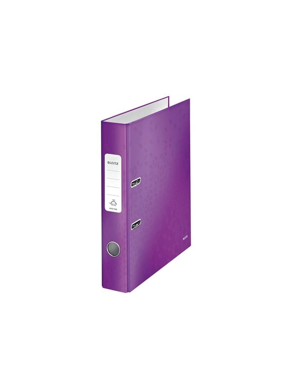 Leitz WOW kartonkimappi 180° A4/50mm Violetti
