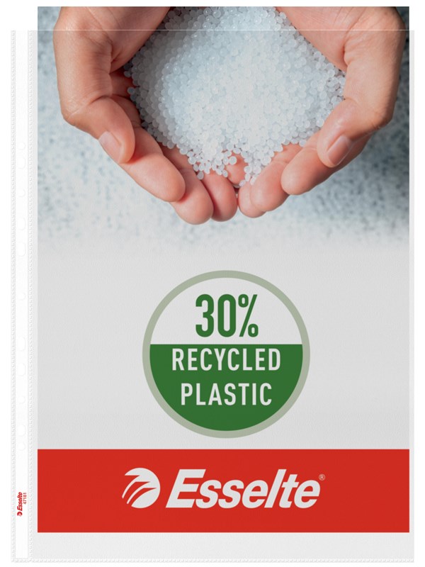 Esselte Quality kansiotasku A3, 30 % kierrätettyä muovia, 85mic/10kpl