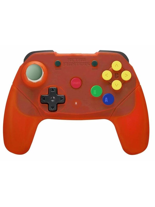 Retro Fighters Brawler64 2.4G Orange - Wireless Controller - Nintendo 64