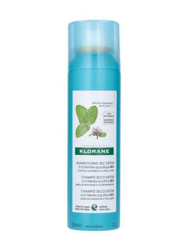Klorane Detox Dry Shampoo With Organic Aquatic Min