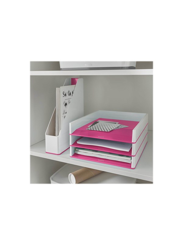 Leitz WOW lomakelaatikko kaksivärinen Pinkki