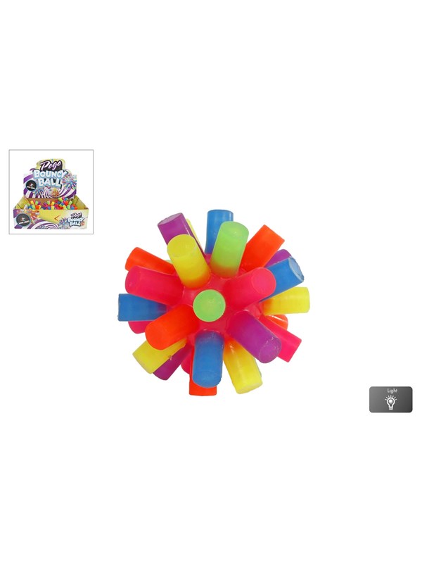 Pocket Money Pogo Bouncy Ball With Light 8 cm