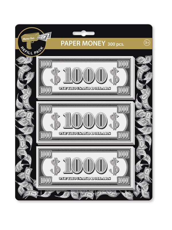 Pocket Money Paper Money 300 pcs