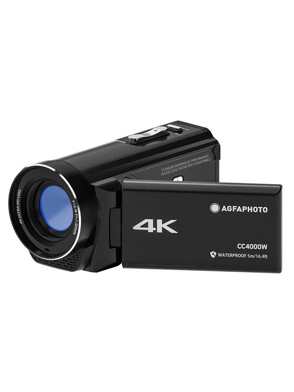 Agfa Photo Realimove CC4000 - Camcorder 4K - Waterproof - Black