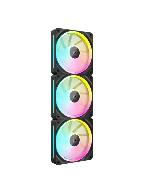Corsair iCUE LINK LX120 3-pack - Kotelotuuletin - 120mm - musta - 36 dBA