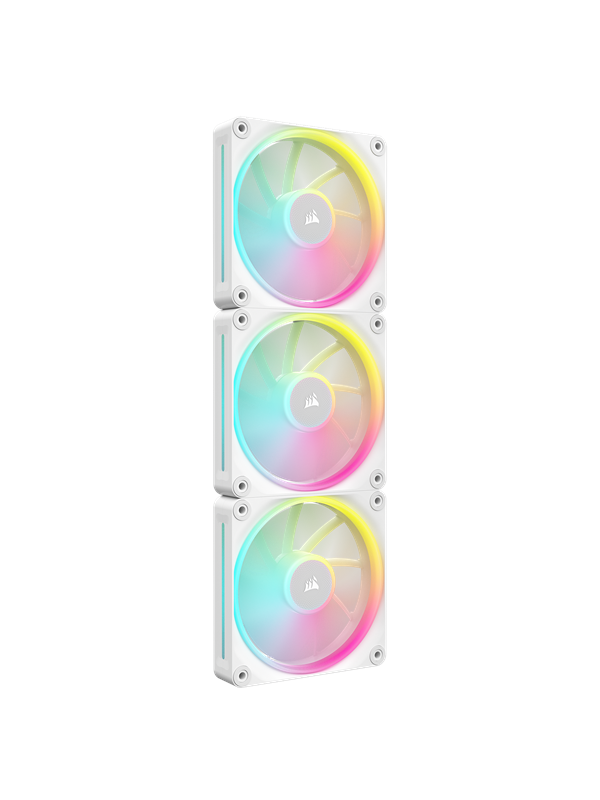 Corsair iCUE LINK LX120 3-pack - Kotelotuuletin - 120mm - Valkoinen - 37 dBA