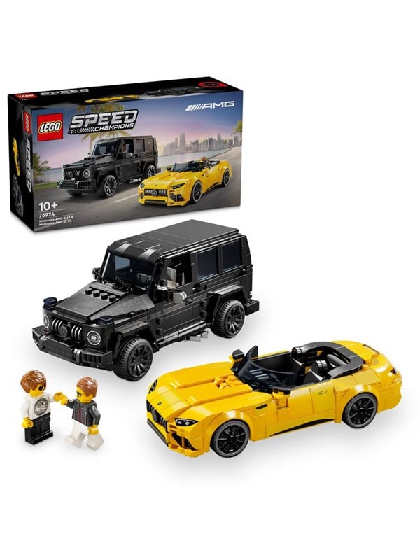 LEGO Speed Champions 76924 Mercedes-AMG G 63 ja Mercedes-AMG SL 63