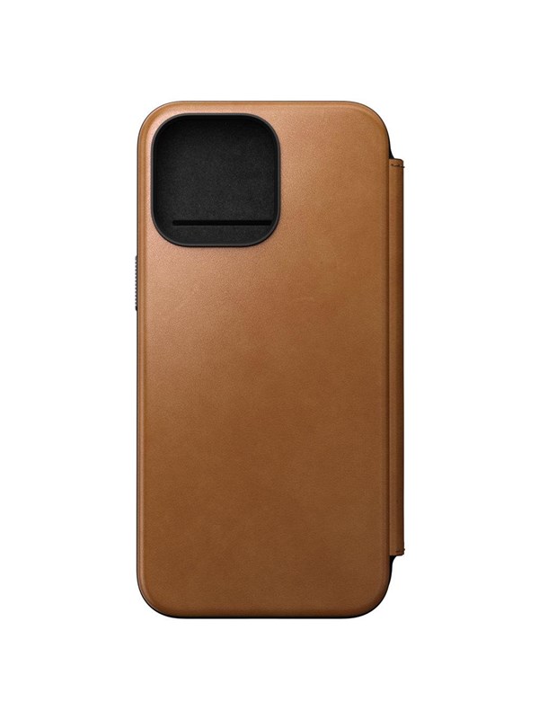 Nomad Modern Leather Folio - iPhone 15 Pro Max | English Tan | Leather