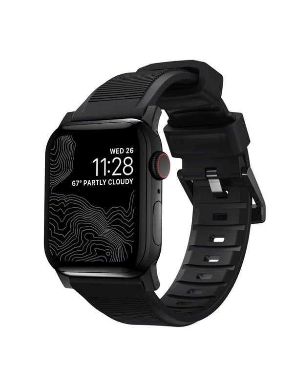 Nomad - Rugged Band - 44mm/42mm | Black Hardware | FKM | V2