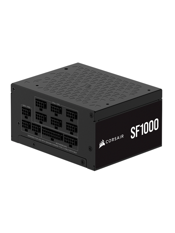 Corsair SF Series SF1000 (2024) Virtalähde - 1000 Watt - 92 mm - ATX 3.1 - 80 Plus Platina sertifioitu