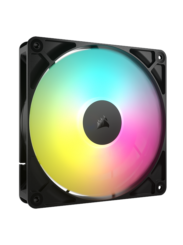 Corsair RS140 ARGB - Kotelotuuletin - 140mm - Musta RGB LED valolla - 36 dBA