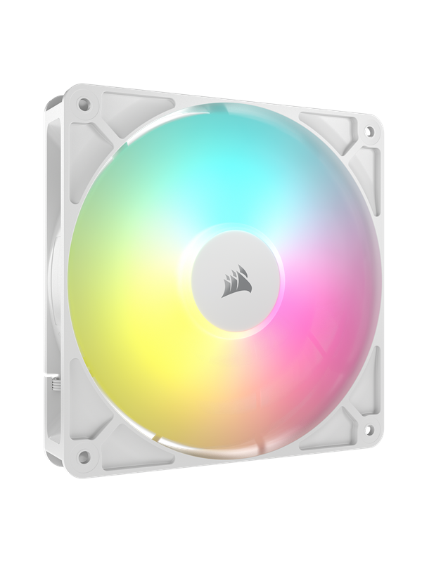 Corsair RS140 ARGB - Kotelotuuletin - 140mm - Valkoinen, RGB-valolla - 36 dBA