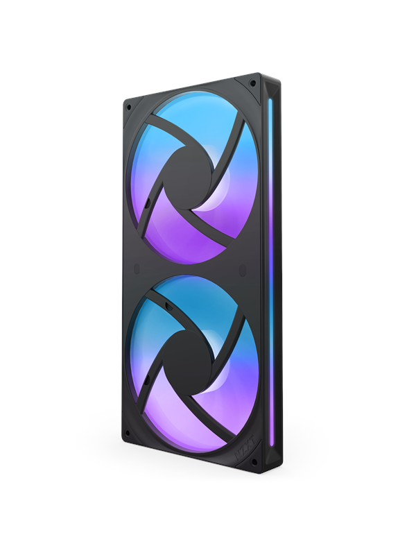 NZXT F280 RGB CORE UNIBODY - 280mm - Kotelotuuletin - musta - 30 dBA
