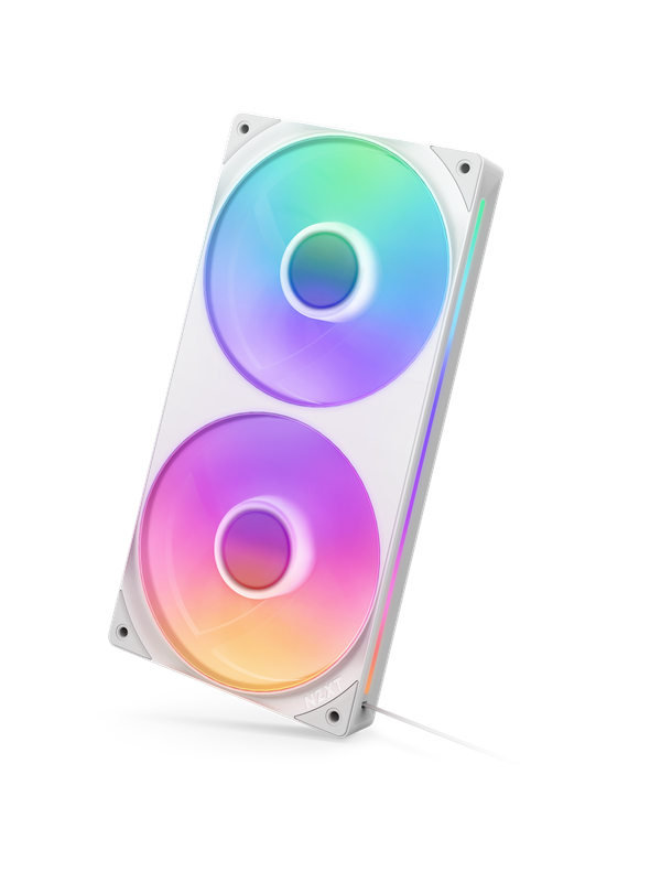 NZXT F280 RGB CORE - 280mm - Kotelotuuletin - Valkoinen - 30 dBA