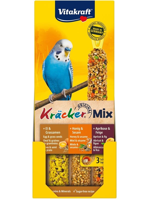 Vitakraft Kräcker Mix + Kananmuna / Hedelmä / Hunaja