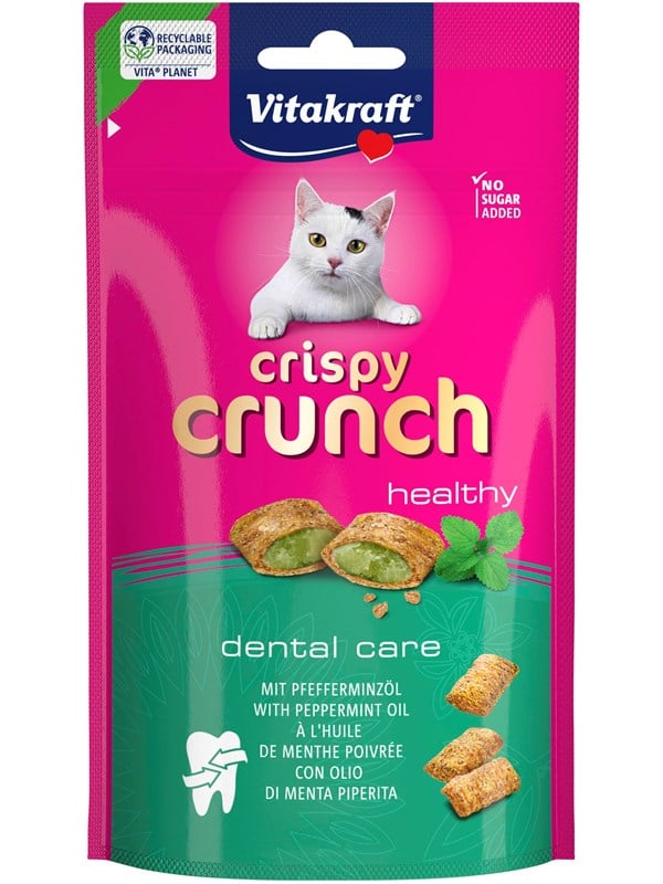 Vitakraft Crispy Crunch Dental Care Piparminttuöljyllä 60g
