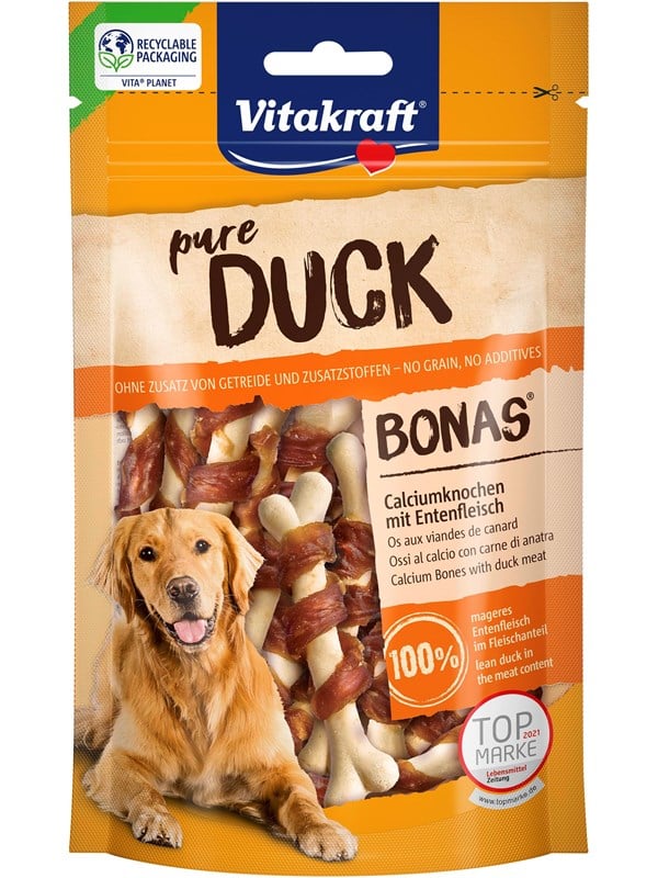 Vitakraft DUCK BONAS, kalsiumluut, ankka
