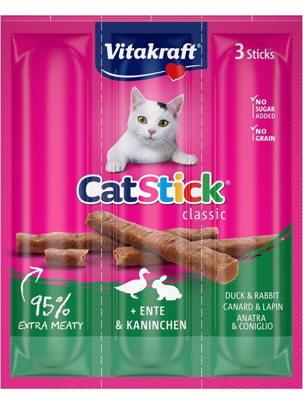 Vitakraft Cat Stick® Ankka & Jänis