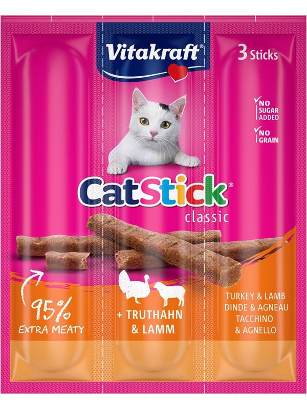 Vitakraft Cat Stick® Kalkkuna & Lammas