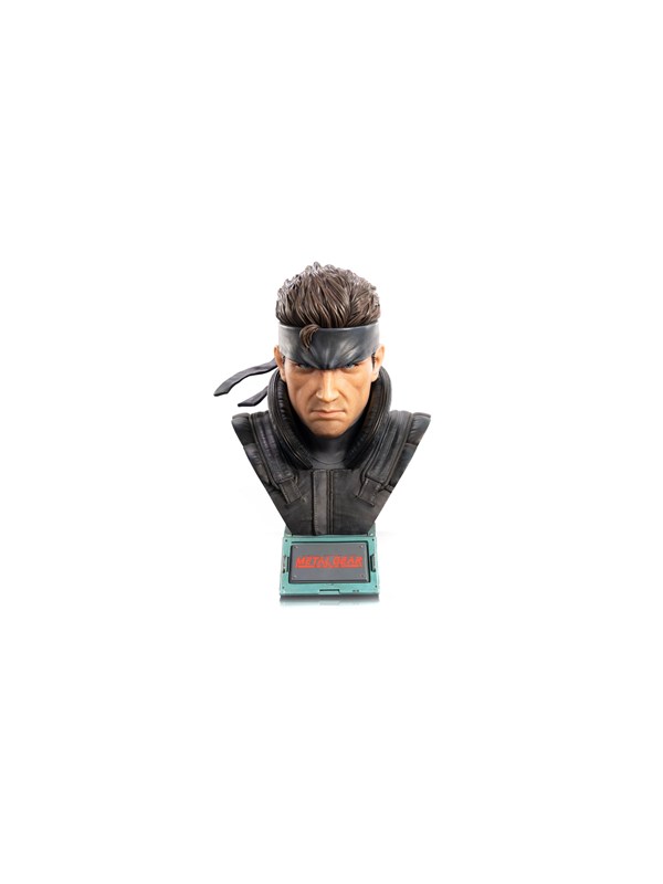 First 4 Figures - Metal Gear Solid Life-Size Bust Resin Statue: Solid Snake (Standard Edition) - Figuuri