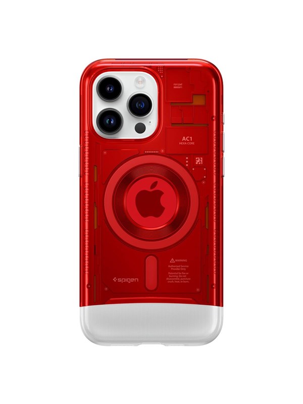 Spigen Classic C1 MagSafe - ruby - iPhone 15 Pro