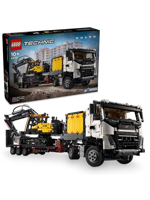 LEGO Technic 42175 Volvo FMX ‑kuorma-auto ja EC230 Electric ‑kaivukone