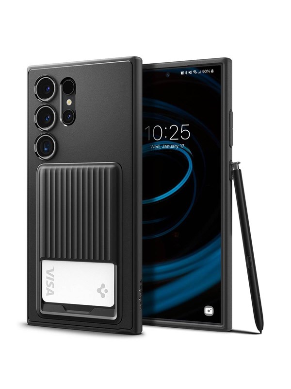 Spigen Liquid Slot - matte black - Samsung Galaxy S24 Ultra
