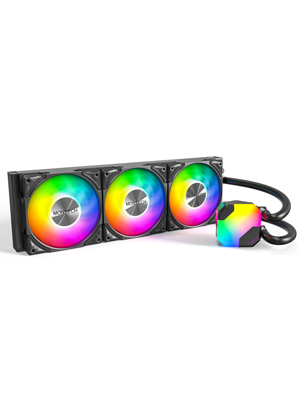Montech Hyper Flow ARGB 360 - Black - CPU Vesijäähdytys - Max 29 dBA