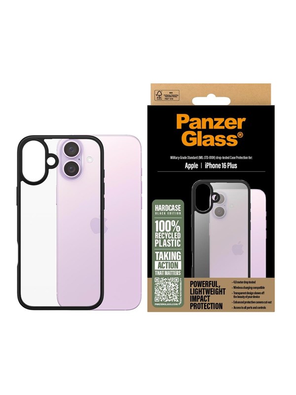 PanzerGlass HardCase Black iPhone 16 Plus