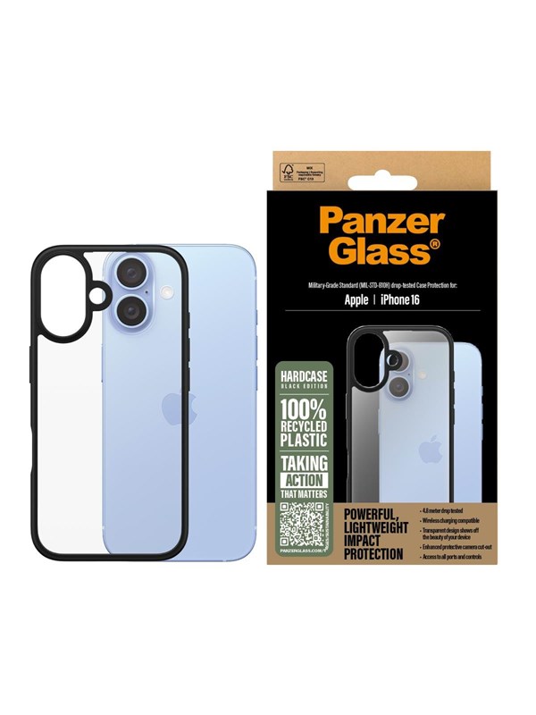 PanzerGlass HardCase Black iPhone 16