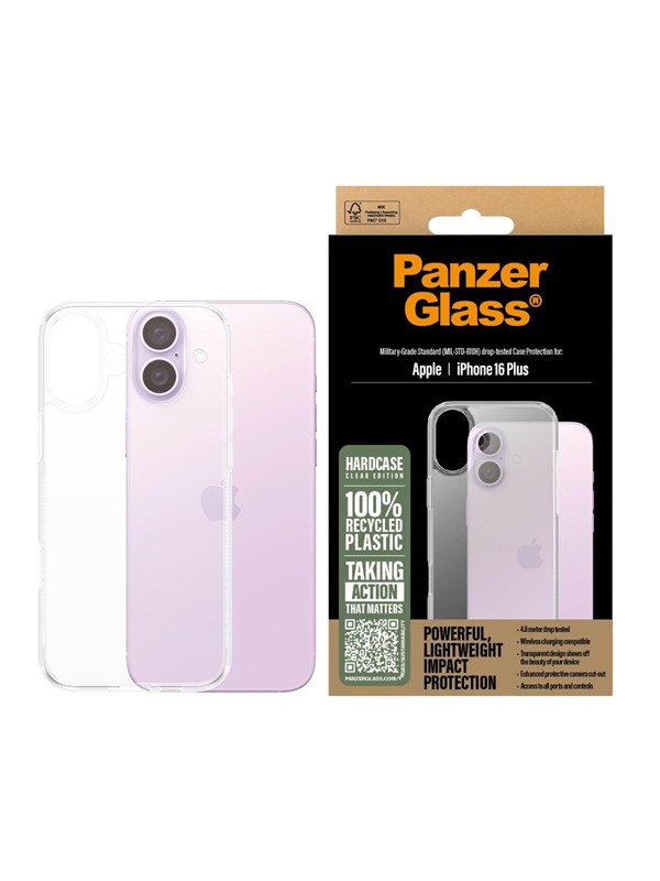 PanzerGlass HardCase Transparent iPhone 16 Plus