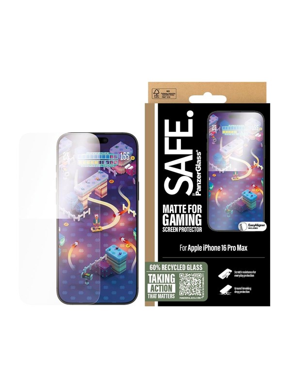 SAFE by PanzerGlass Gaming Screen Protector iPhone 16 Pro Max | Ultra-Wide Fit