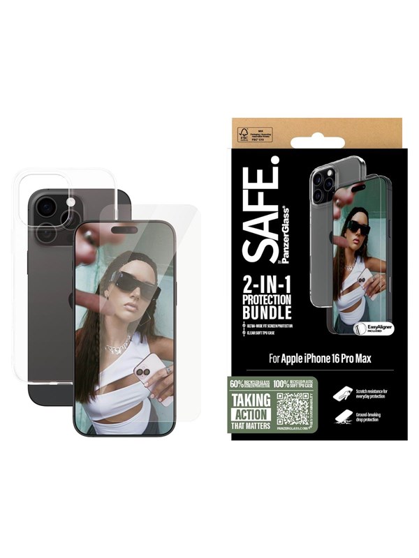 SAFE by PanzerGlass 2-in-1 Protection Bundle iPhone 16 Pro Max