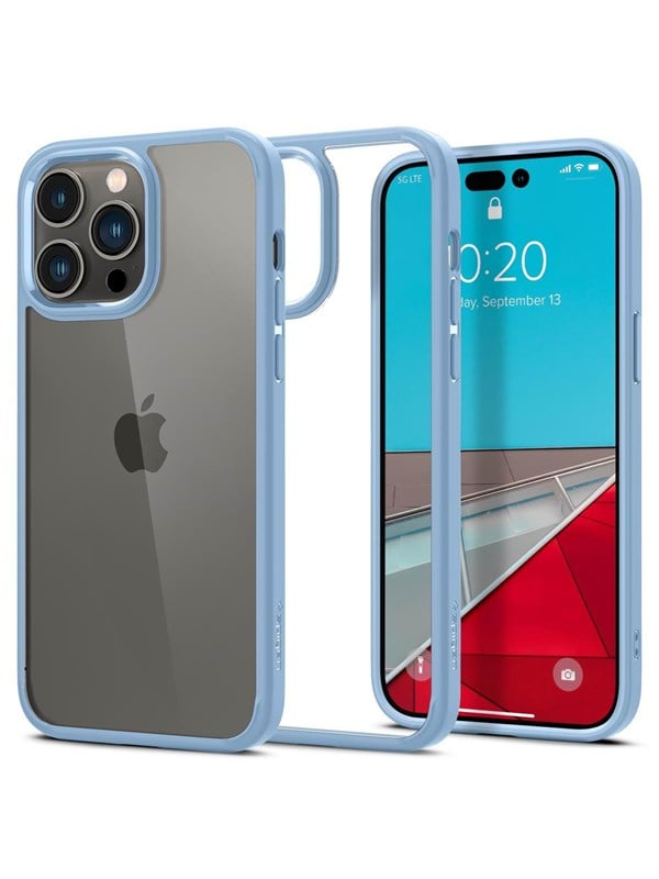 Spigen Crystal Hybrid - sierra blue - iPhone 14 Pro Max
