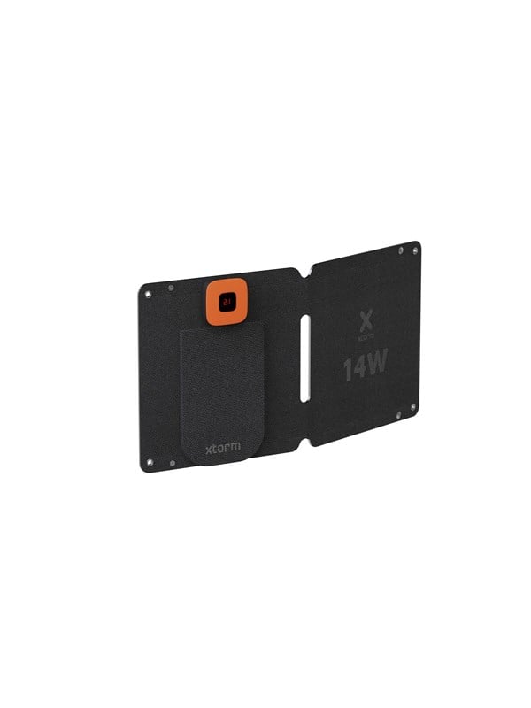 Xtorm Tehokas 14W aurinkopaneeli IPX4 USB-C/A ulostulot