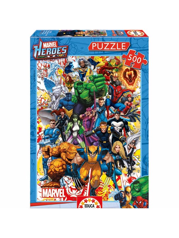 Educa Marvel Supersankarit, 500