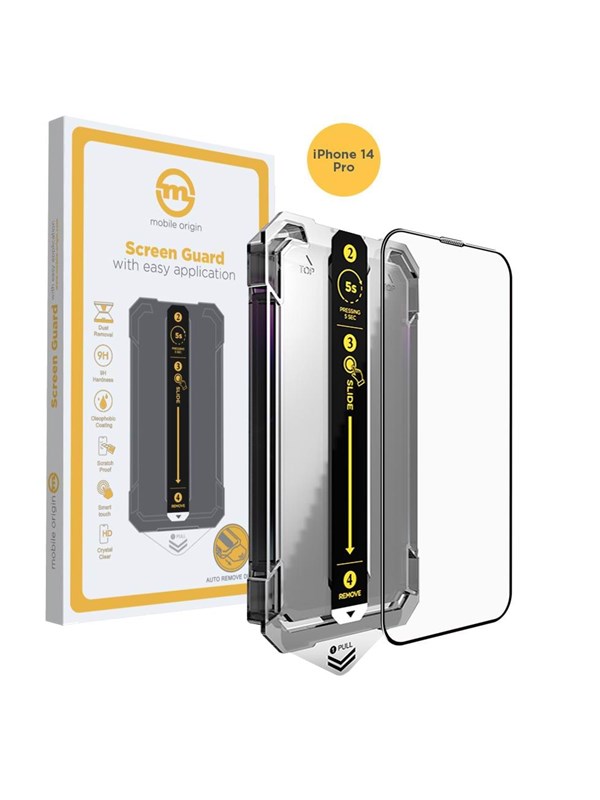 Mobile Origin Screen Guard iPhone 14 Pro with easy application
