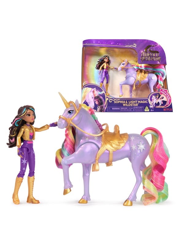 Unicorn Academy Yksisarvisakatemia Pikkunukke Sophia& Villitähti