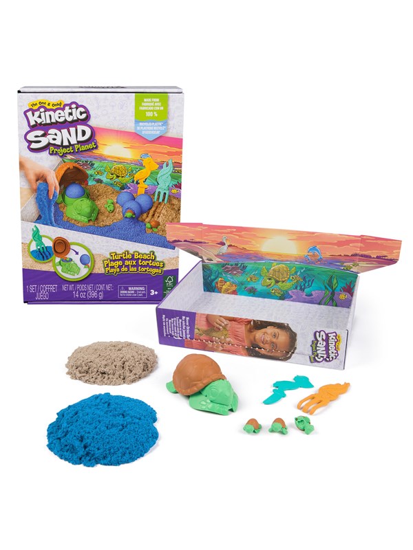 Kinetic Sand Kilpikonna rantasetti