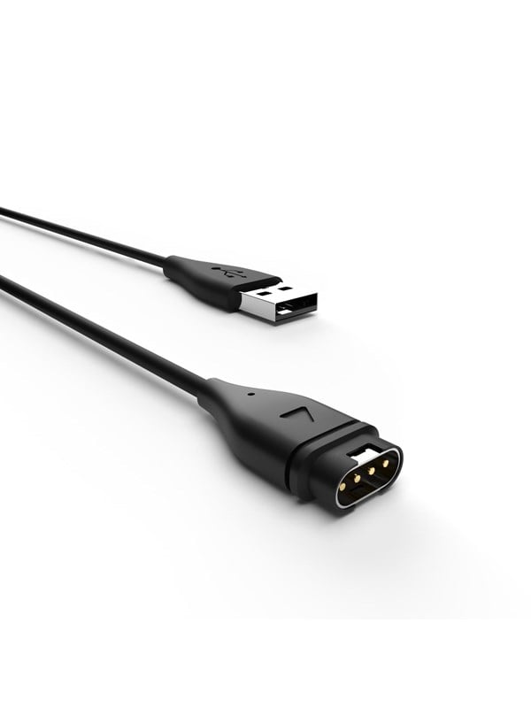 FIXED USB-A-latauskaapeli Garmin älykellolle Musta