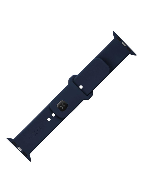 FIXED Silikoniranneke Apple Watch 42/44/45mm Sininen