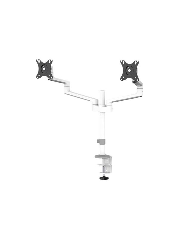 Neomounts DS60-425WH2 mounting kit - full-motion - for 2 monitors - white