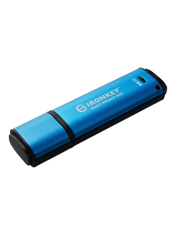 Kingston IronKey Vault Privacy 50 (USB-C 3.2) - 64GB - USB-tikku