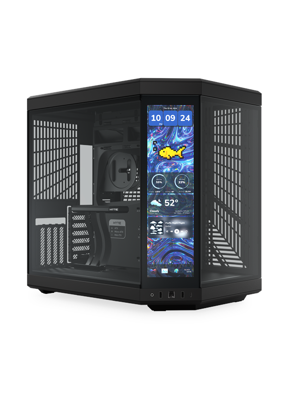 HYTE Y70 Touch Infinite - Pitch Black - Kotelot - Miditower - Musta