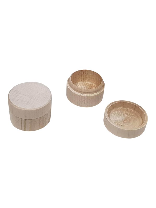 Playwood Box Round Beech Wood
