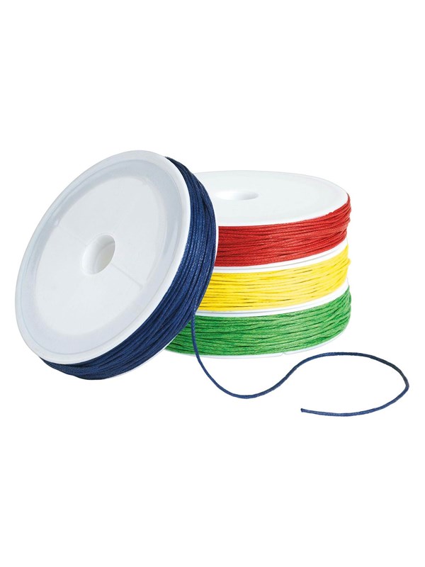 Colorations - Waxed Cotton Cord 25 Meter Set of 4