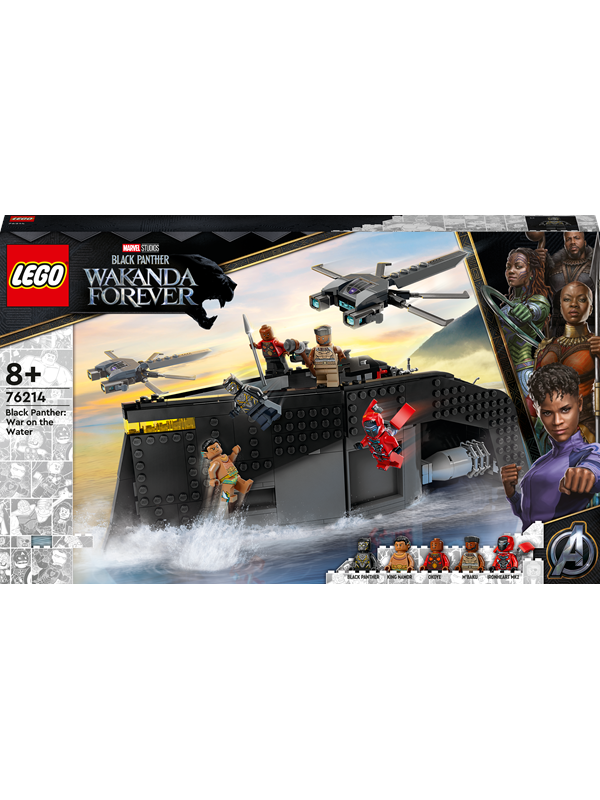 LEGO 76214 Musta Pantteri: Taistelu vesillä